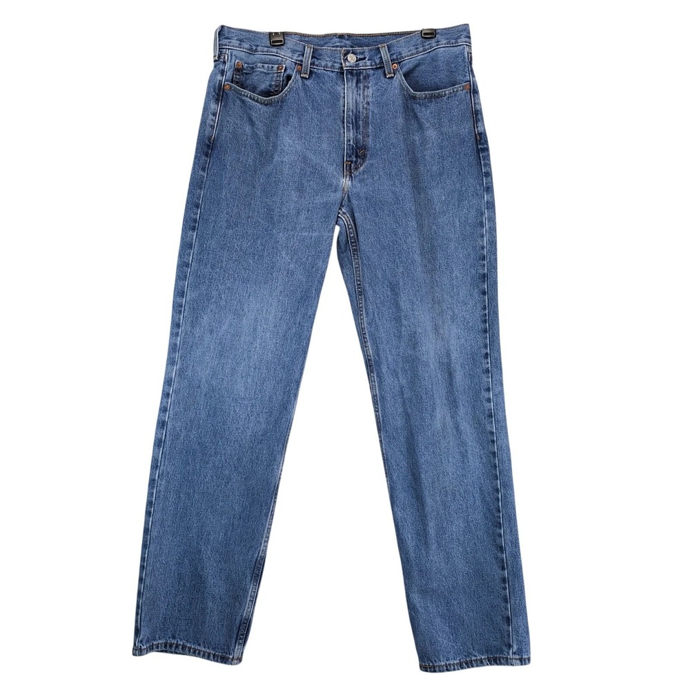 Levi's 550 Relaxed Jeans Mens 36x34 Medium Wash Denim Straight Leg Casual Work